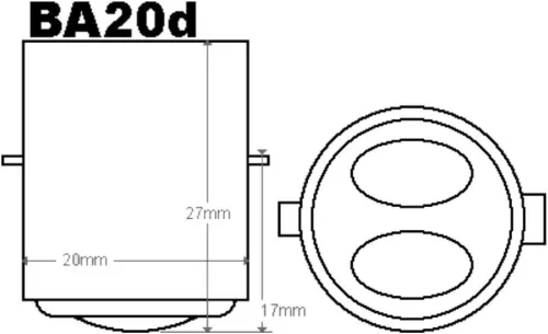 Izzó 6V 35/35W