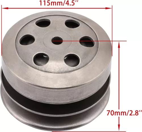 Hátsókuplung szerkezet GY6 4T 50