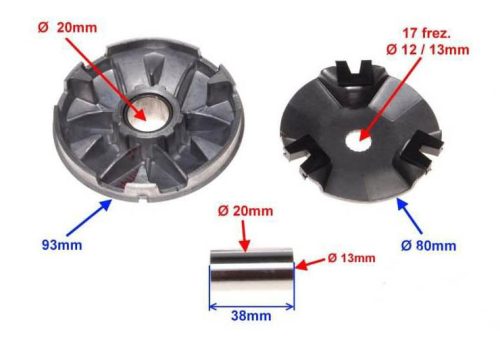 Variátor váltó Minarelli 