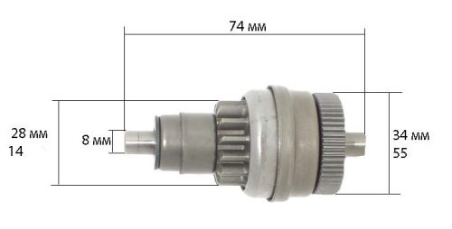 Önindító bendix Piaggio 2T 50