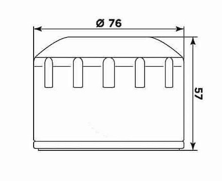 Olajszűrő Piaggio 400-500