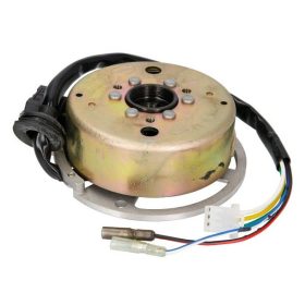 Gyújtás alaplap és lendkerék Minarelli