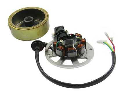 Gyújtás alaplap és lendkerék Minarelli