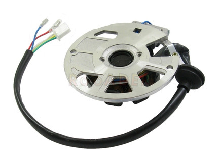 Gyújtás alaplap és lendkerék Minarelli