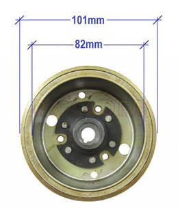 Gyújtás alaplap és lendkerék Minarelli