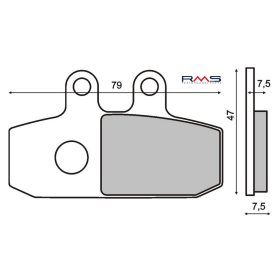 Fékbetét első jobb