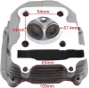 Hengerfej GY6 4T 150