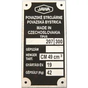 Típustábla